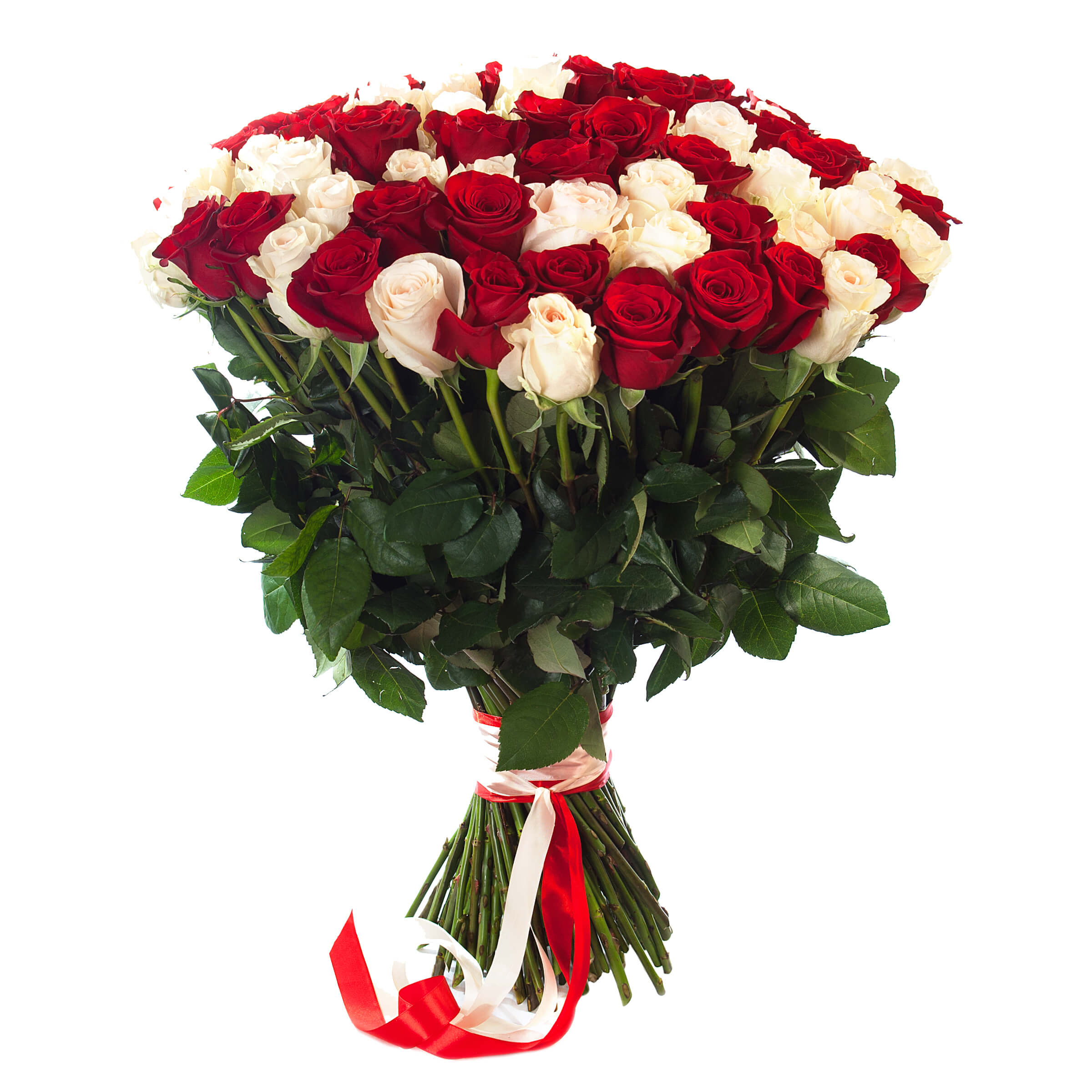 Rosas Vermelhas E Brancas Entrega Domicílio