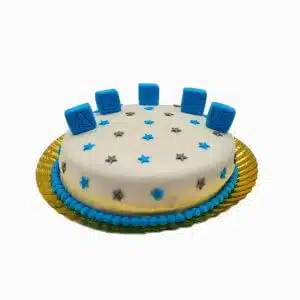 Bolo De Massapão Com Cubos Para Bebé