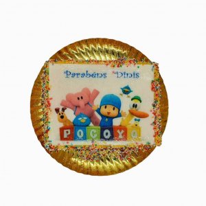 Bolo Do Pocoyo Com Granulado
