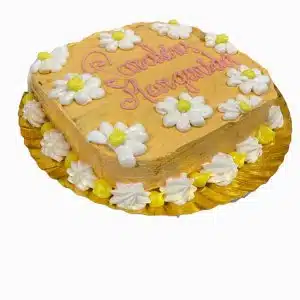 Bolo Com Flores De Chantilly Com Entrega Grátis