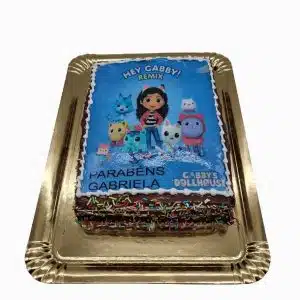 Bolo Da Gabby Dollhouse Para Criança