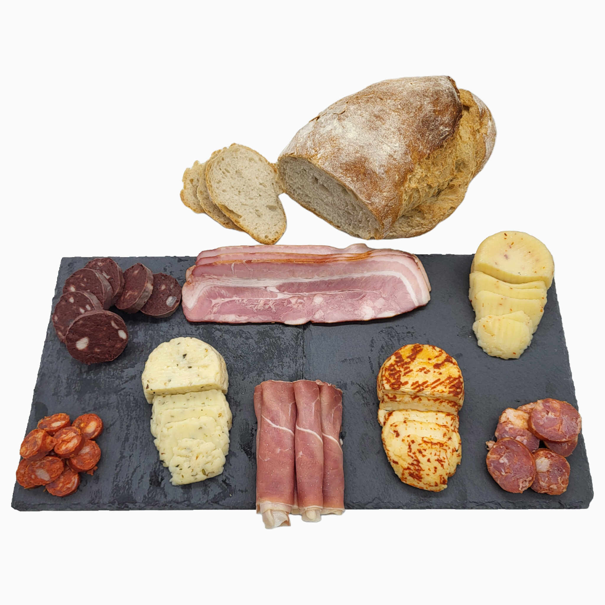 Tabua Mista De Queijos Chouriço Linguiça E Outros Enchidos