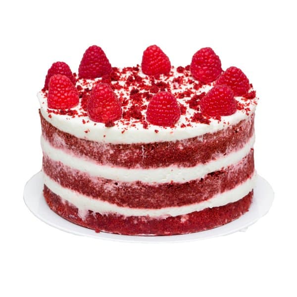 Naked Cake Com Framboesas