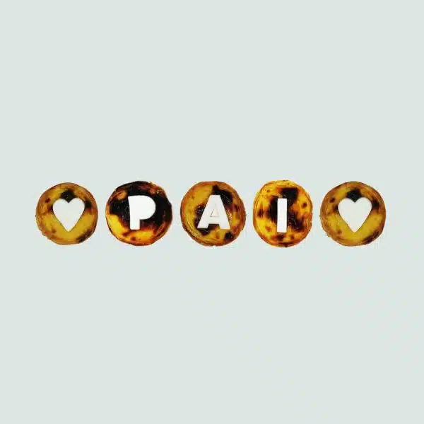 Mensagem De Amor ♥ Pai ♥ Em Pastéis De Nata