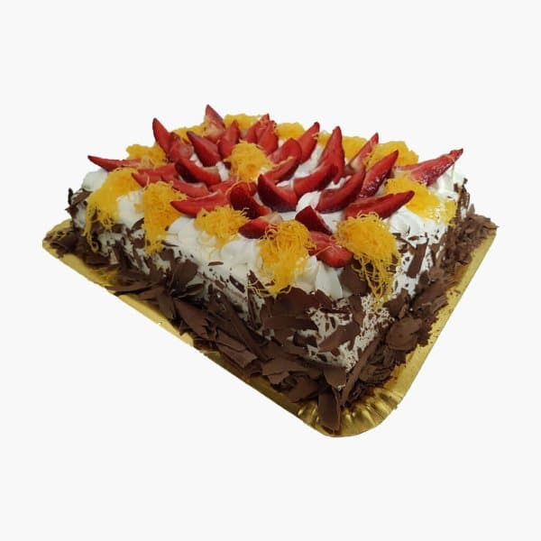 Bolo De Chocolate Com Morangos