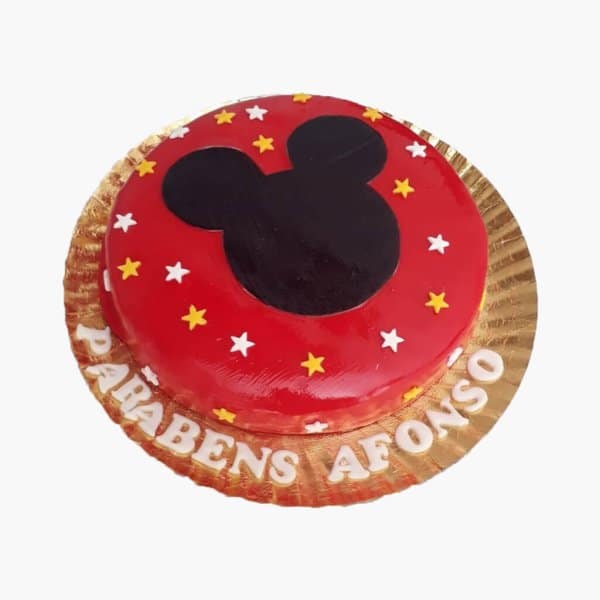 Bolo Com Estrelas Do Mickey