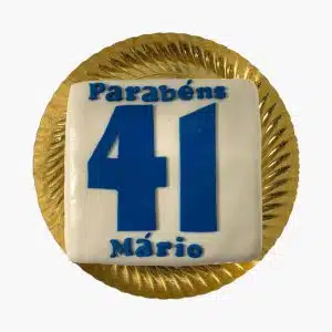 Bolo Quadrado Branco