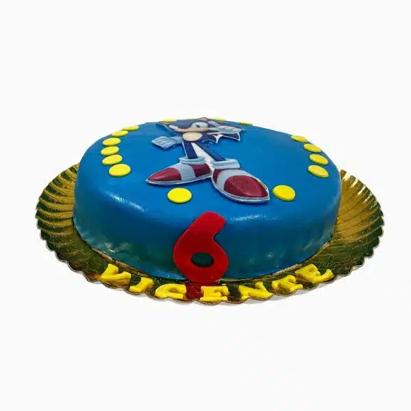 Bolo Sonic 6 Anos