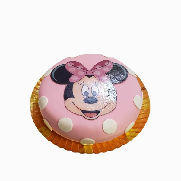 Bolo Da Minnie Cor De Rosa