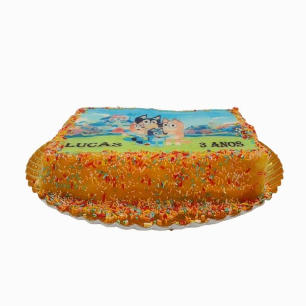 Bolo Da Bluey Com Doce De Ovo