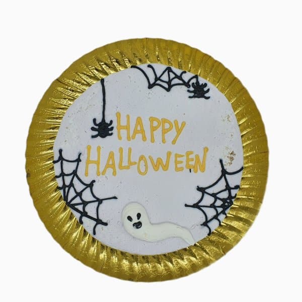 Bolo De Halloween Com Fantasma E Aranha