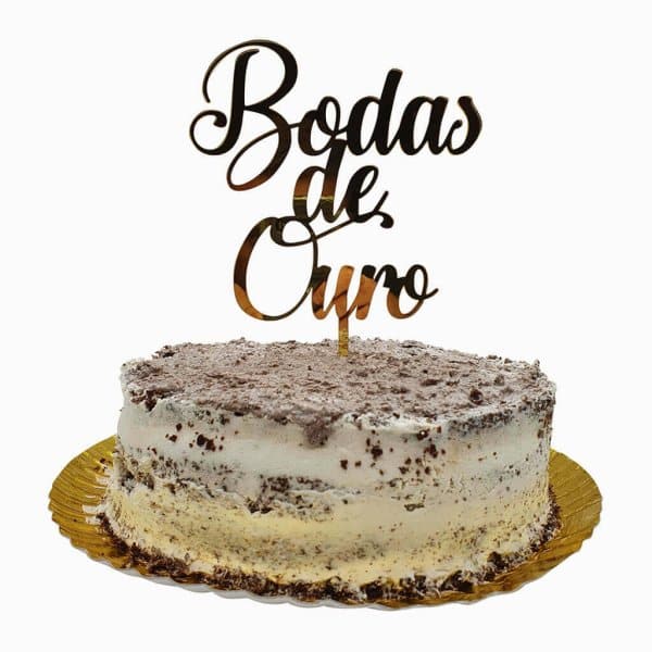 Bodas De Ouro Bolo Para Entrega