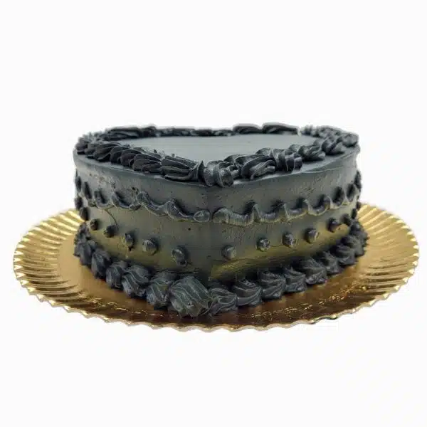 Bolo Coração Preto