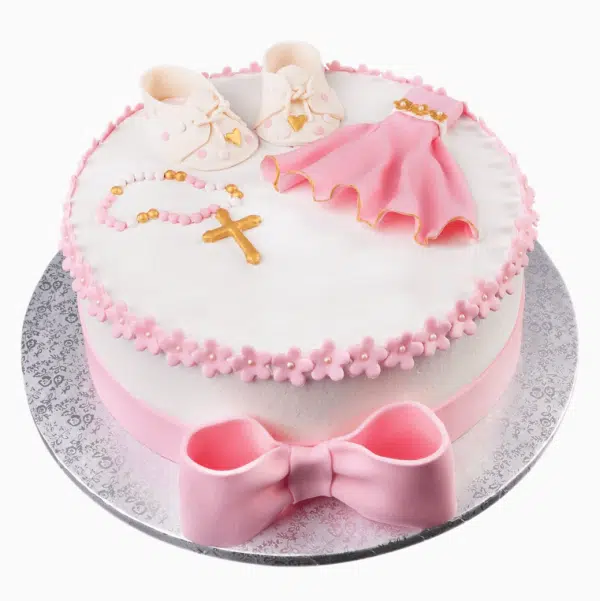 Bolo De Batizado De Menina