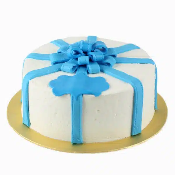 Bolo Para Azul E Branco Para Menino