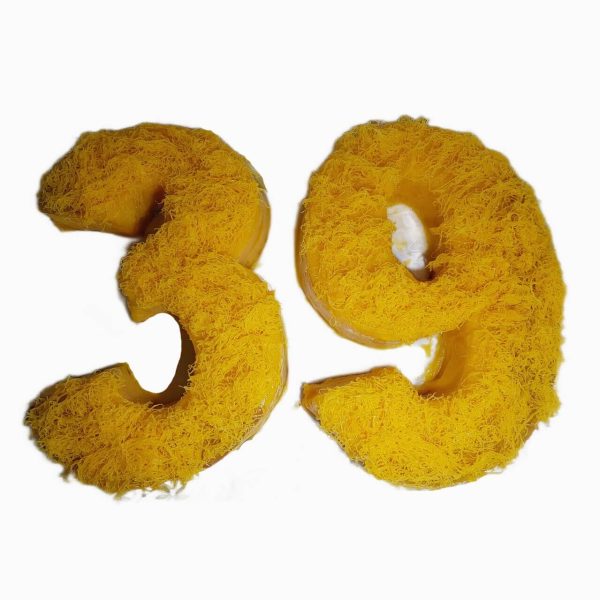 Bolo De 39 Anos Com Fios De Ovos