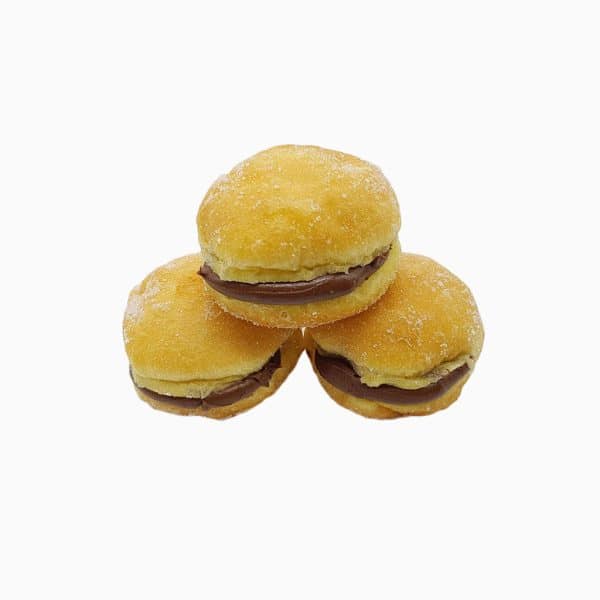 Mini Bolas De Berlim De Avelã (tipo Nutella)