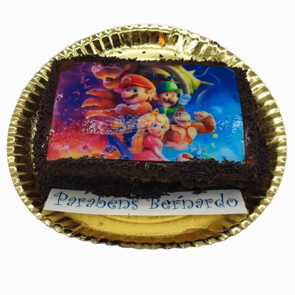Bolo Com Imagem Do Super Mário Com Entrega Em Casa