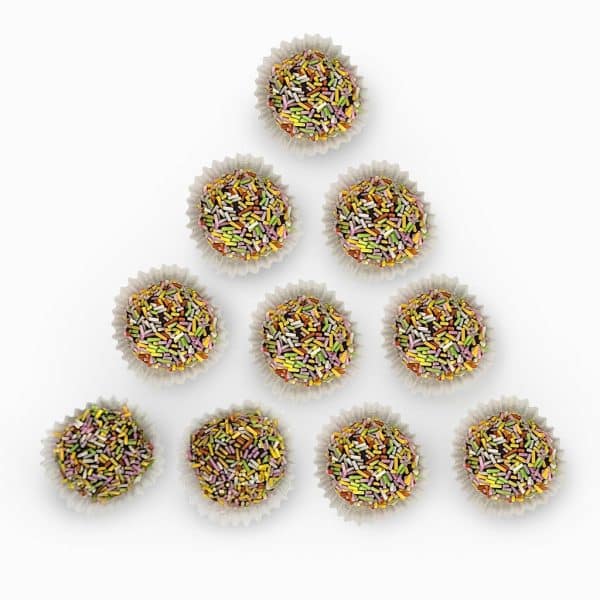 Brigadeiros Com Cores Para Entrega Em Casa