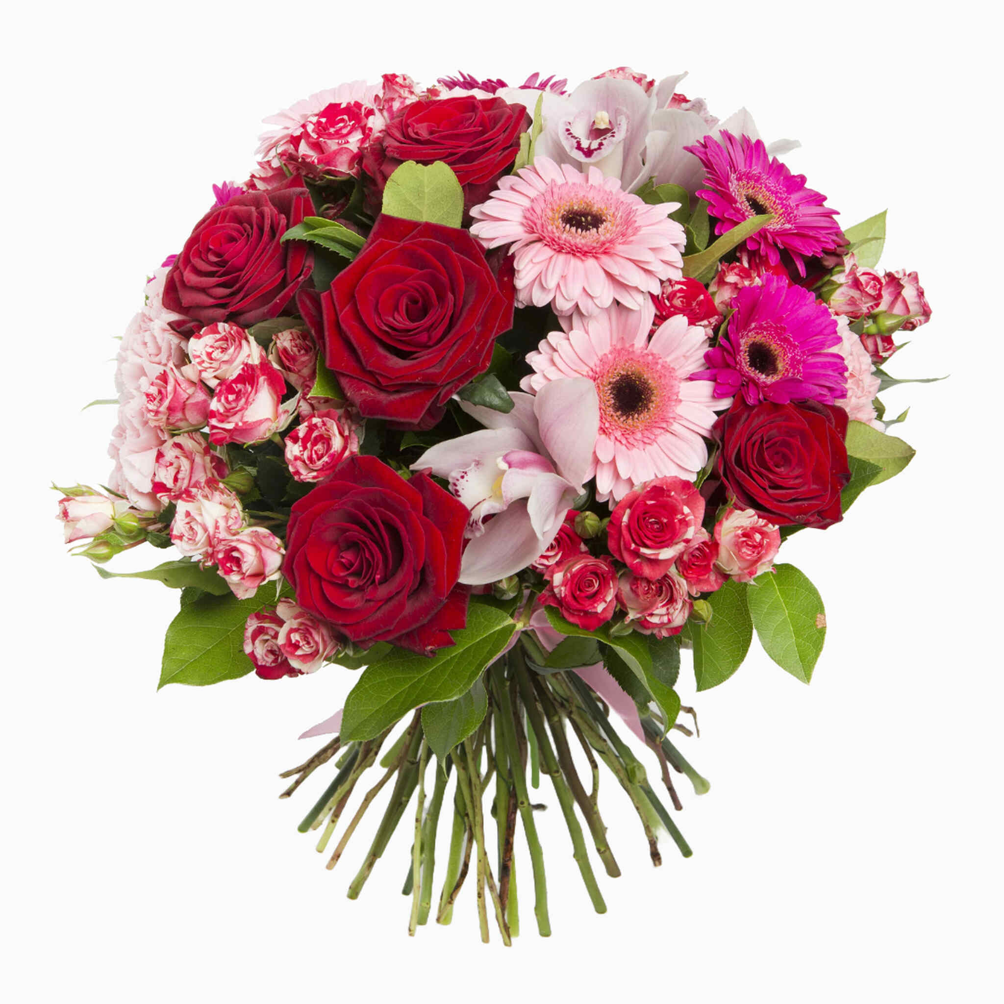 Bouquet De Flores Com Rosas E Gerberas Entrega Rápida