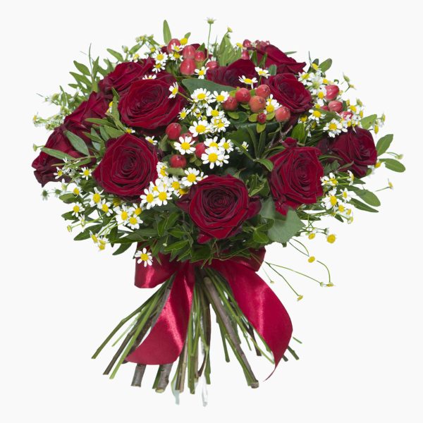 Bouquet De Rosas E Malmequeres