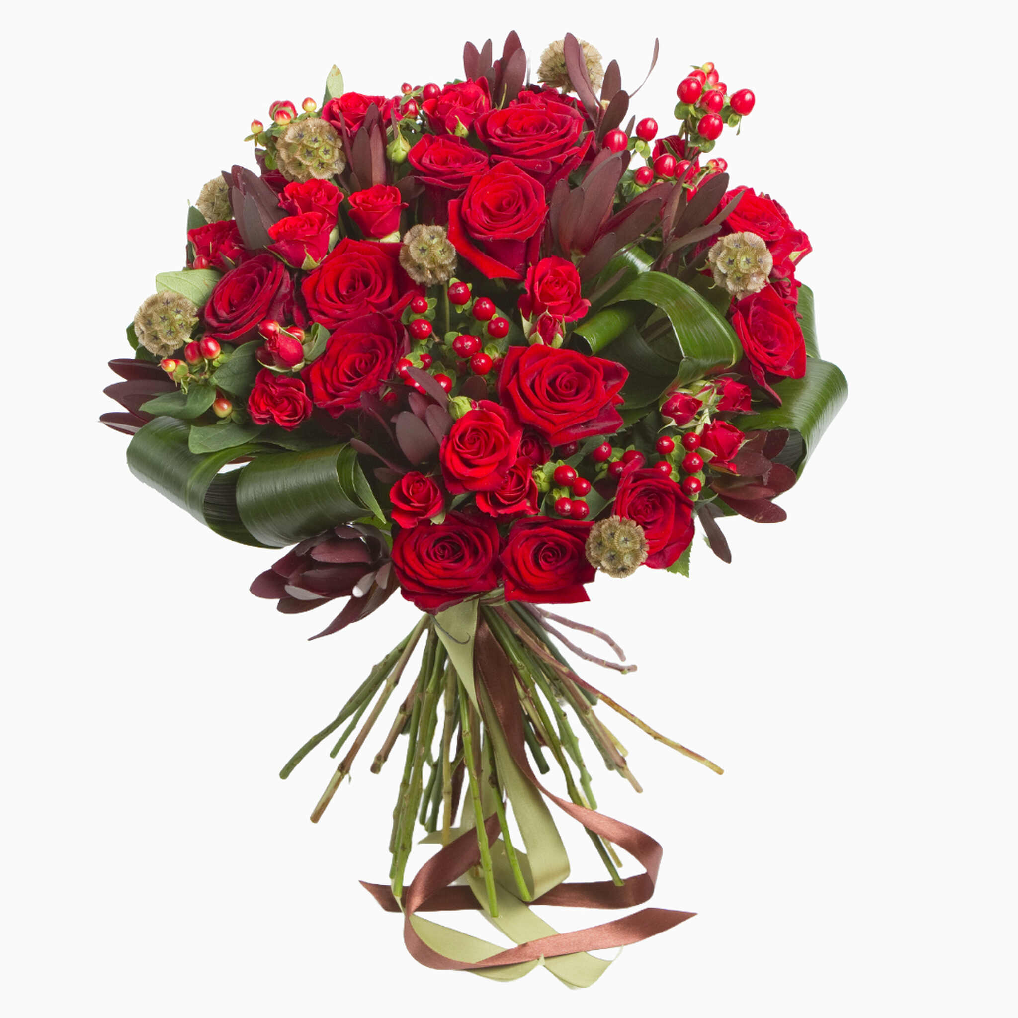 Buquet De Flores Vermelhas Lindo
