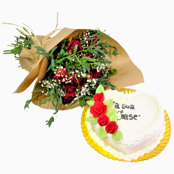Pack Flores E Bolo