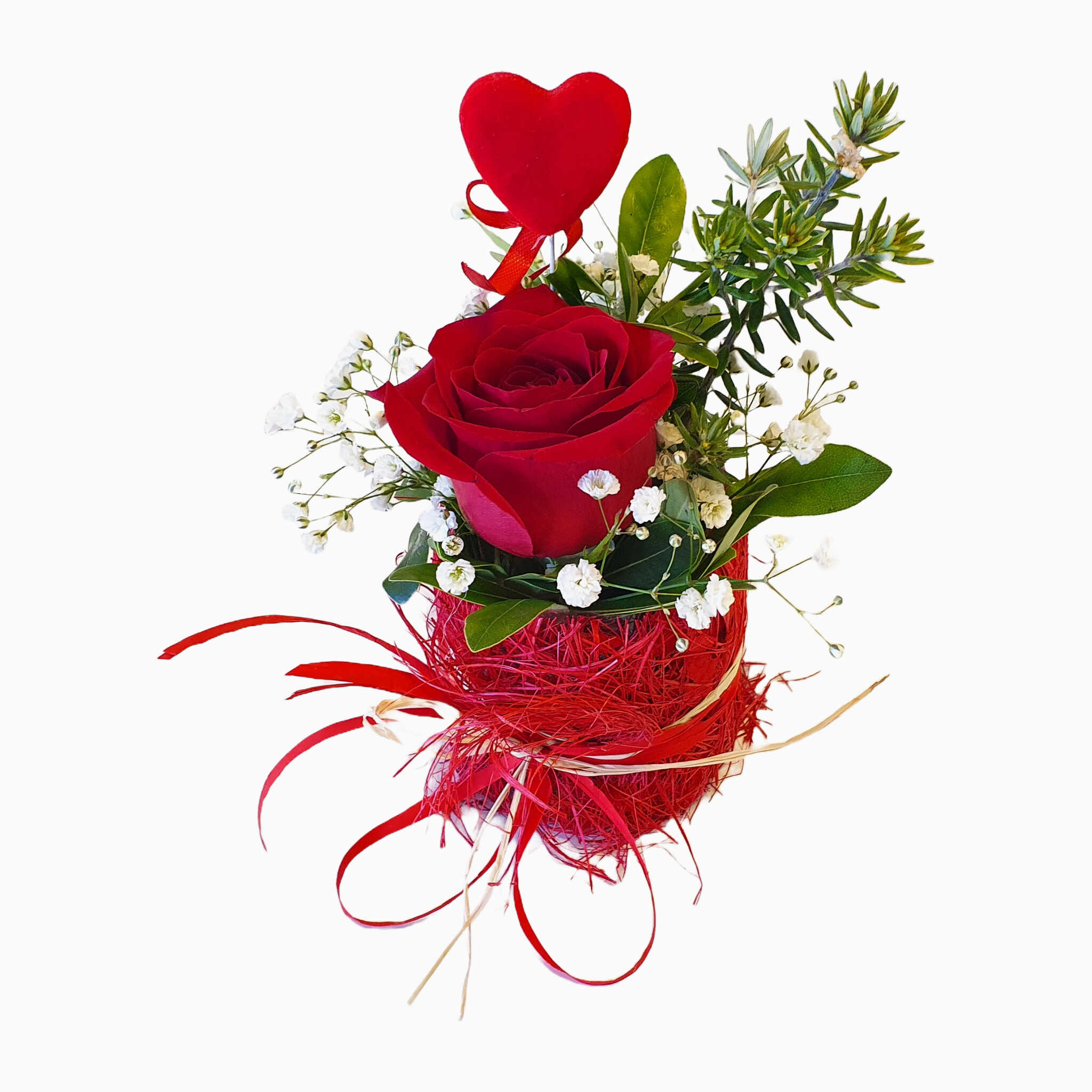 Centro De Flores Com Rosas