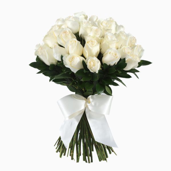 Ramo De Rosas Brancas Com Entrega