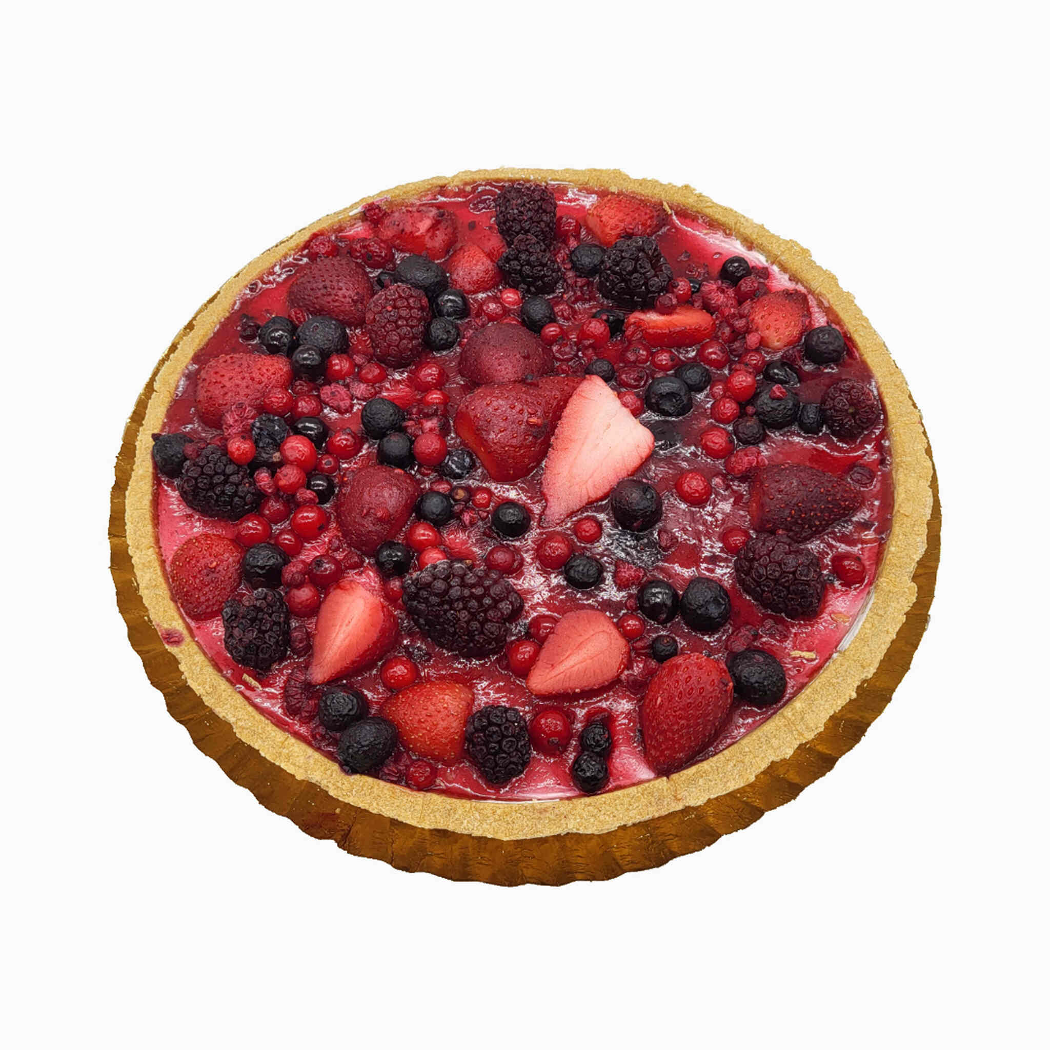 Tarte Com Muitos Frutos Vermelhos