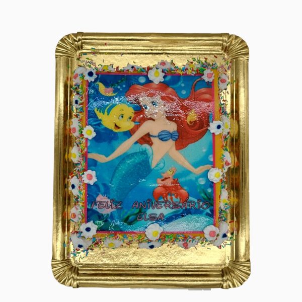The Little Mermaid Animation Cake