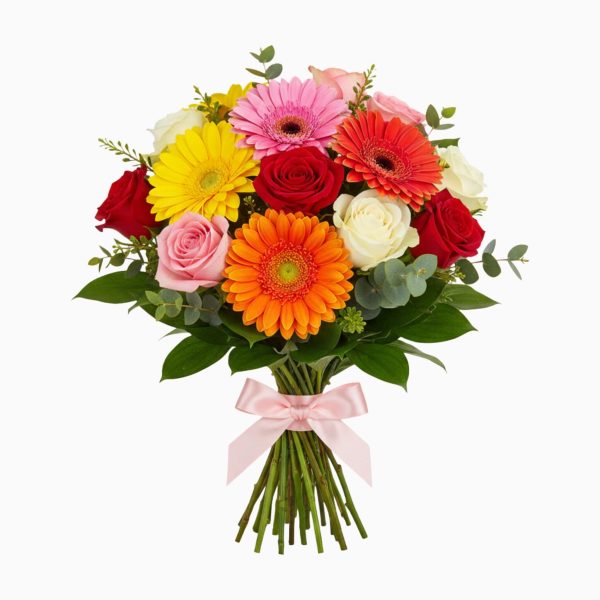 Ramo De Gerberas E Rosas
