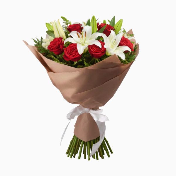 Ramo De Lírios E Rosas