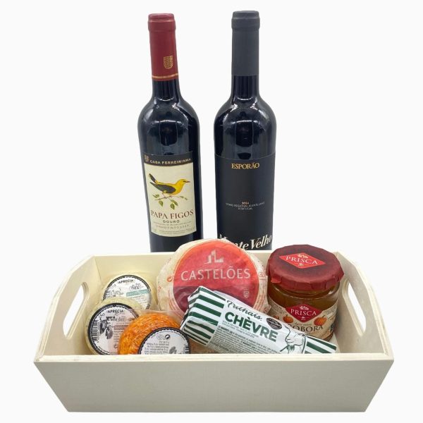 Cabaz Gourmet De Vinhos Queijos